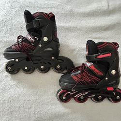 Papaison Ajustable Light Up Wheels Roller skates 