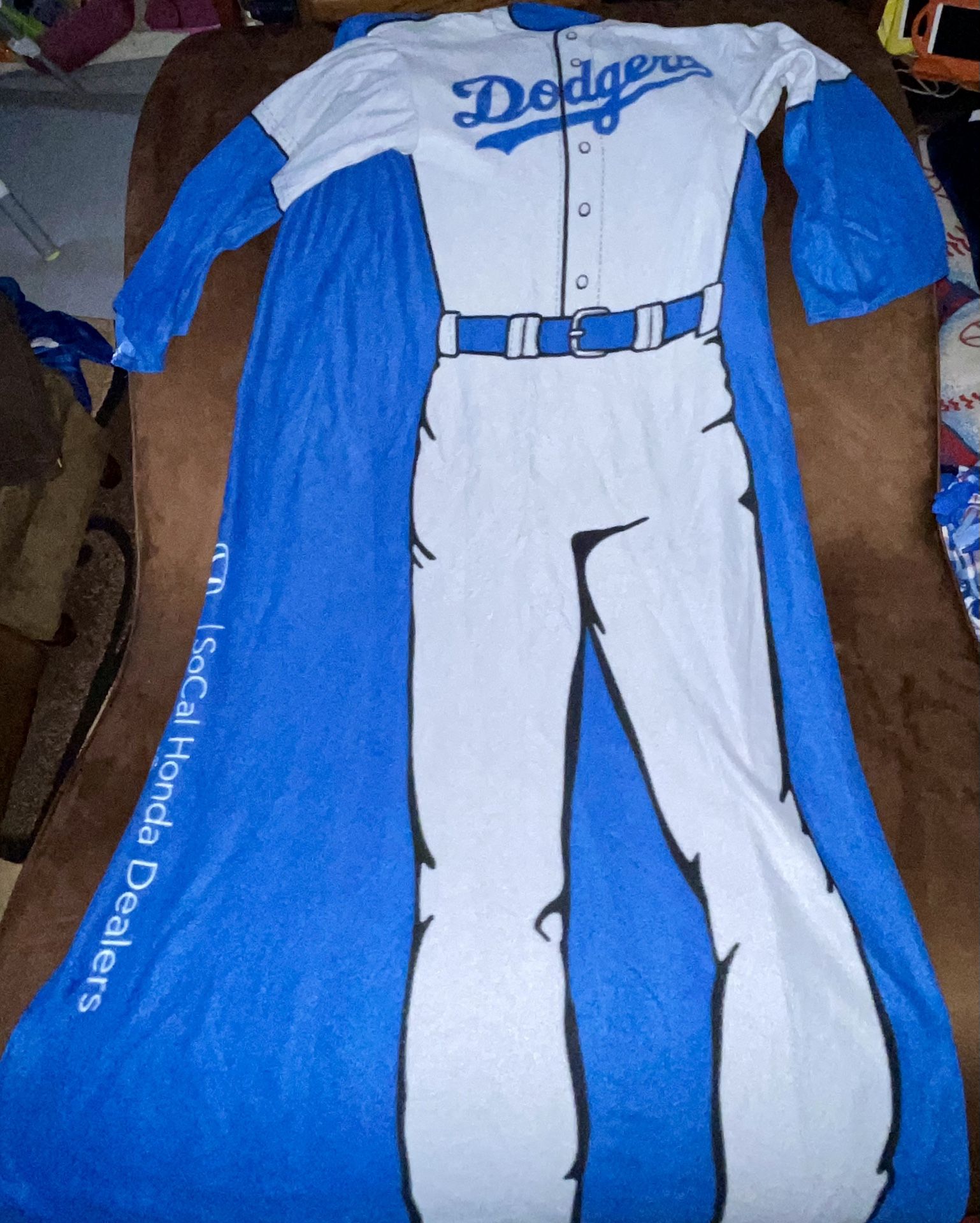 Los Angeles Dodgers Pajama Fleece Robe
