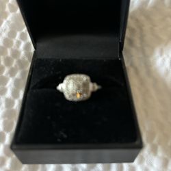 🔥 Diamond Vintage Inspired Ring (1/2 ct. t.w.) in 14k White Size 7🔥