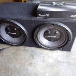 12 inch Kenwood with formula  x car amp