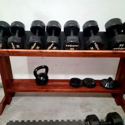 Custom Built Dumbbell Rack