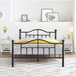 Queen Metal Bed Set