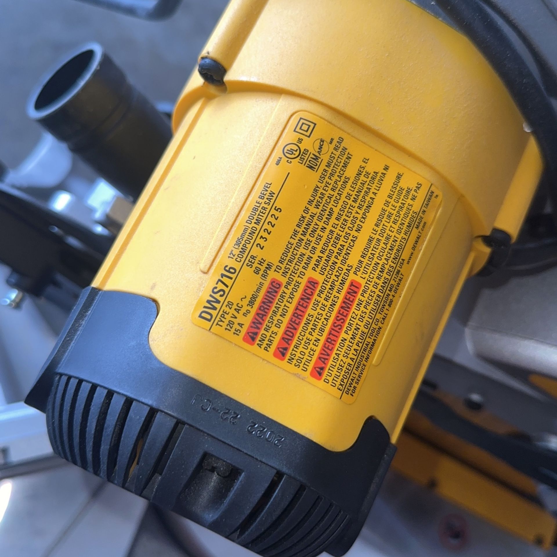 DeWalt DWS779/780 Miter Saw Dust Collection, 46 OFF
