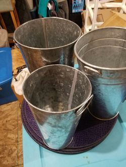 Galvanized Pots