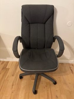 Gray XRocker Executive Office Chair with Built-in Massager