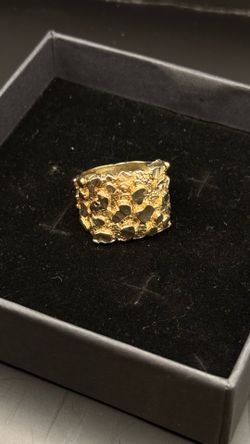 10kt Nugget ring