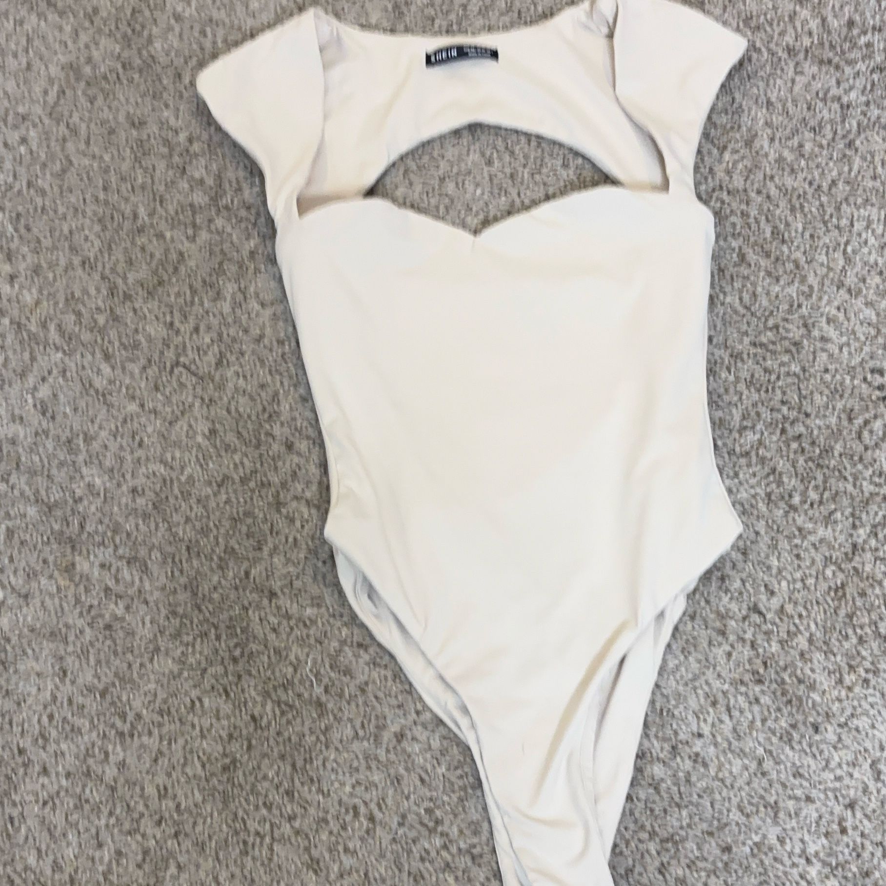 Creme Sweetheart Bodysuit A