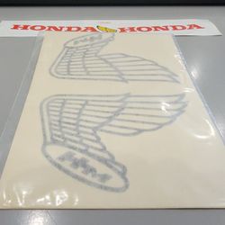 Vintage/Classic 1969 to 1971 Honda HM Fuel Tank Decals. NOS