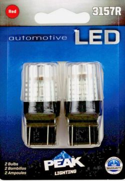 2 NEW - #3157R LED BULBS