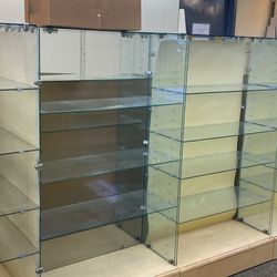 Double sided glass display have about 4