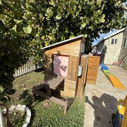 Wooden Kids Playhouse