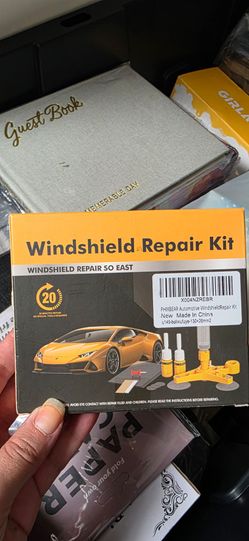 Windshield repair kit