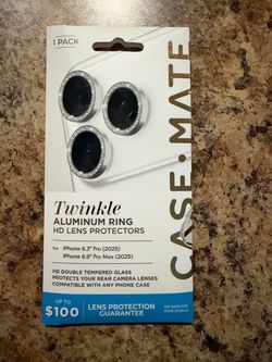 Case-Mate Twinkle Aluminum Ring HD Lens Protectors