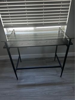 Metal Glass Desk