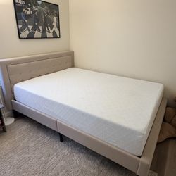 Bed and mattress 