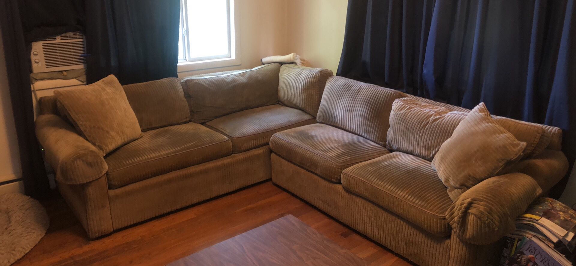 Sectional With Queen Bed