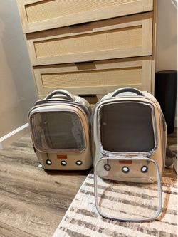 Great Quality Cat Back Packs (2) - Never been used