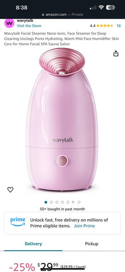 Wavy talk Ionic Facial Steamer