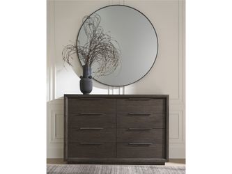 Modern Sable Eight Drawer Dresser