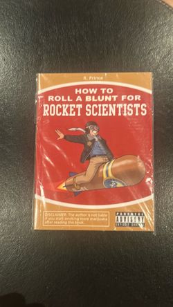 How to Roll a Blunt for Rocket Scientists Book SIGNED COPY