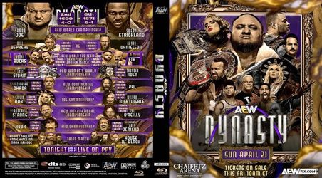 Aew Dynasty 2024 With Countdown W/dvd Case Dvd