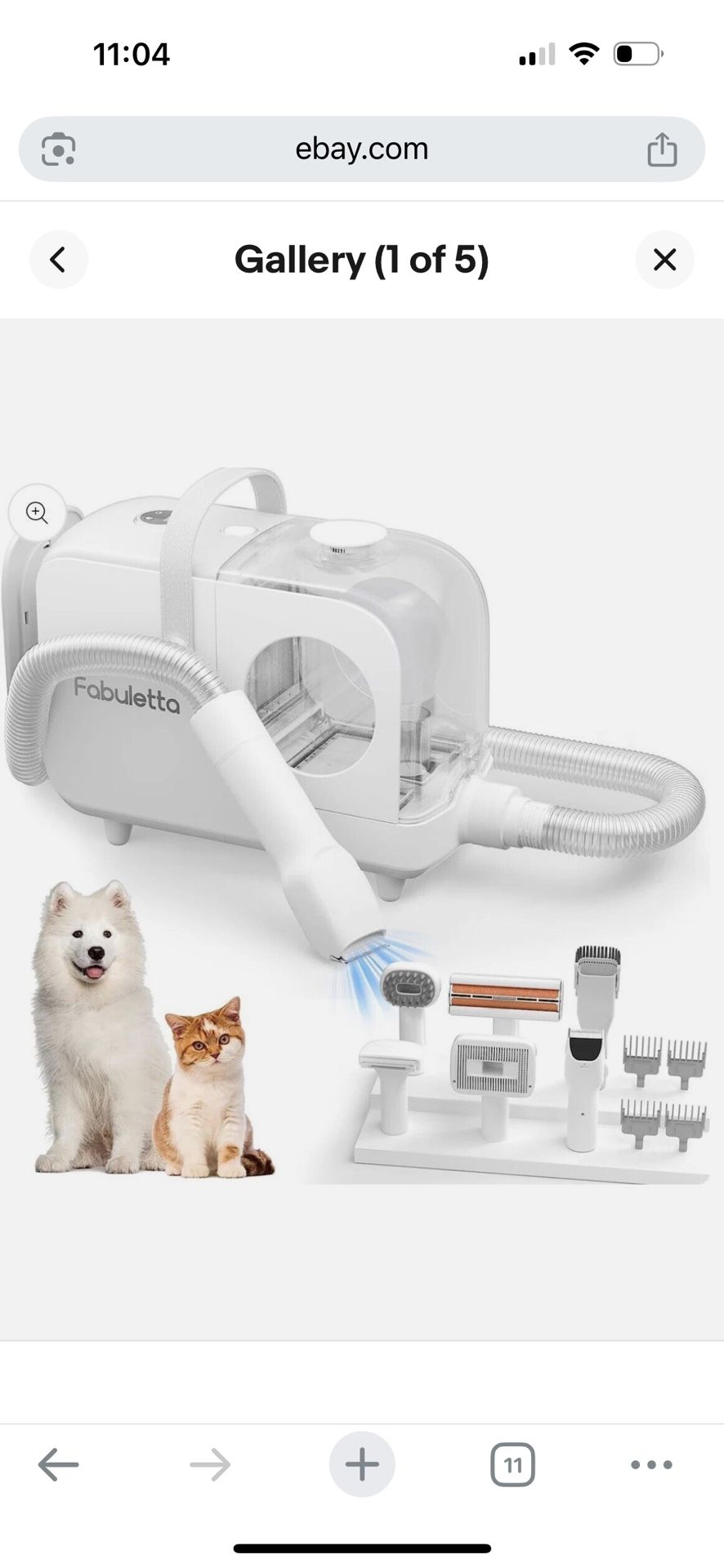 ✨ Fabuletta 6-in-1 Dog Grooming Kit with Vacuum – Used Once, My Dogs Hated It, Yours Might Not! 🐶🧼🌀