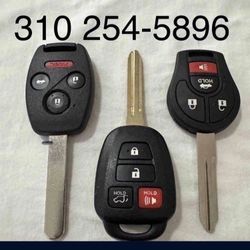 Smart Keys Fobs Remotes Llaves Y Controles Chevy Toyota Honda Dodge Jeep Ford Nissan Infiniti 