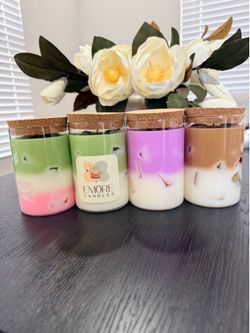 Handmade coffee Latte candles