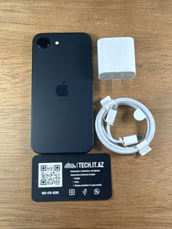 📱 iPhone 16e | 128GB | Black | Unlocked (Any Carrier)