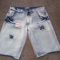Men's Vintage Denim Shorts Size 40