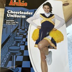 Cheerleader Costume Adult 4-6