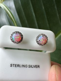 Opal studs