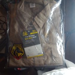 Brand New Black Stallion Fire Rated Work Shirt Size 2 X