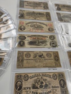 Paper Currency For Sale