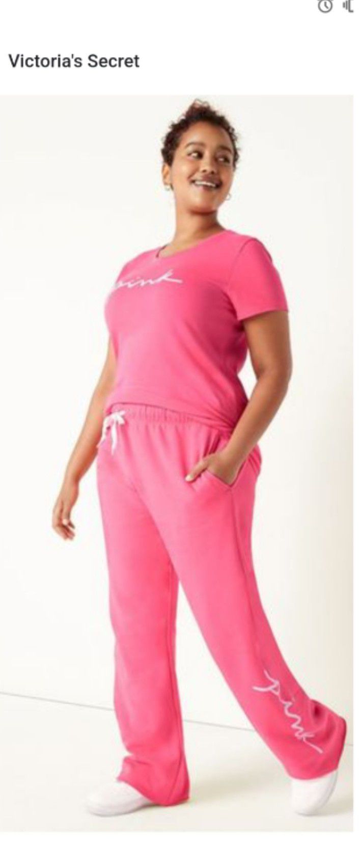 PINK set LARGE $30 FIRM NEW