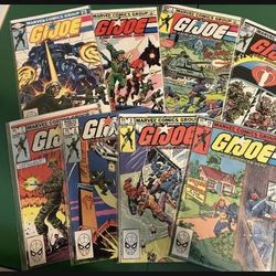 1982 Bronze Age GI Joe Comics Issues 3-10