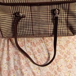 New RALPH LAUREN  PLAID PURSE GORGEOUS