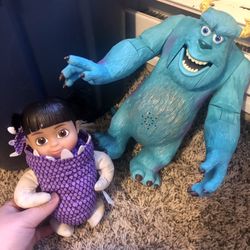 Monsters Inc. Sully And Boo Characters 