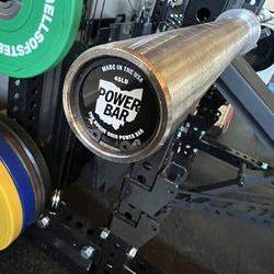 Rogue Ohio POWER BAR stainless steel shaft with chrome sleeves, barbell $350 obo