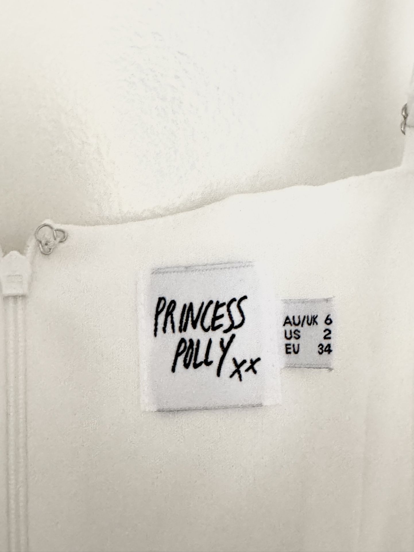 Princess Polly White Mini Lace Dress