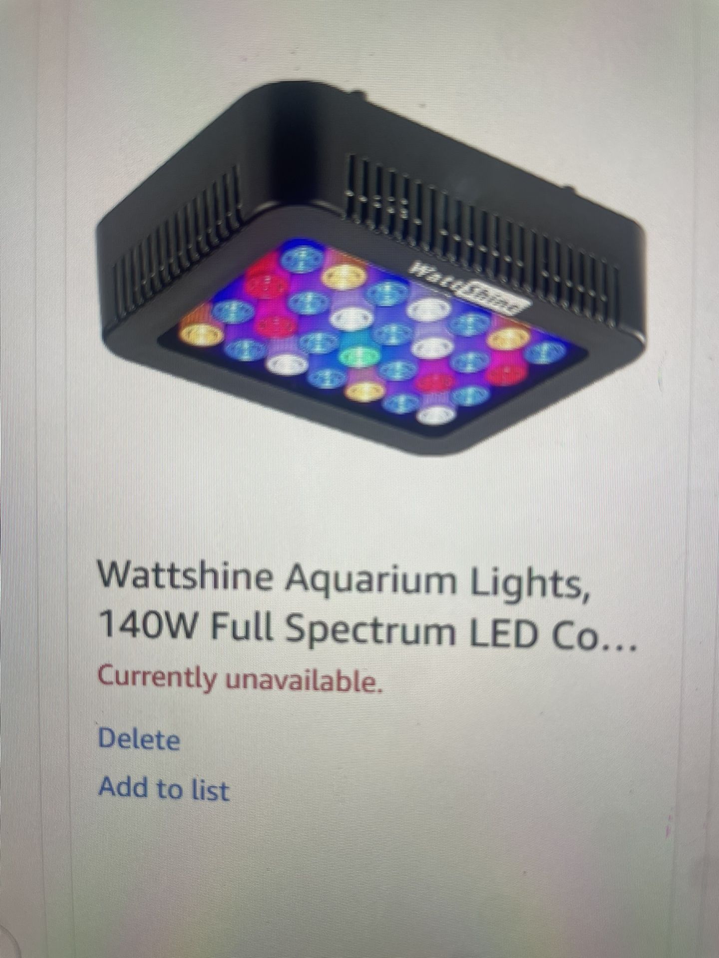 2 Watt Shine Aquarium Reef Lights