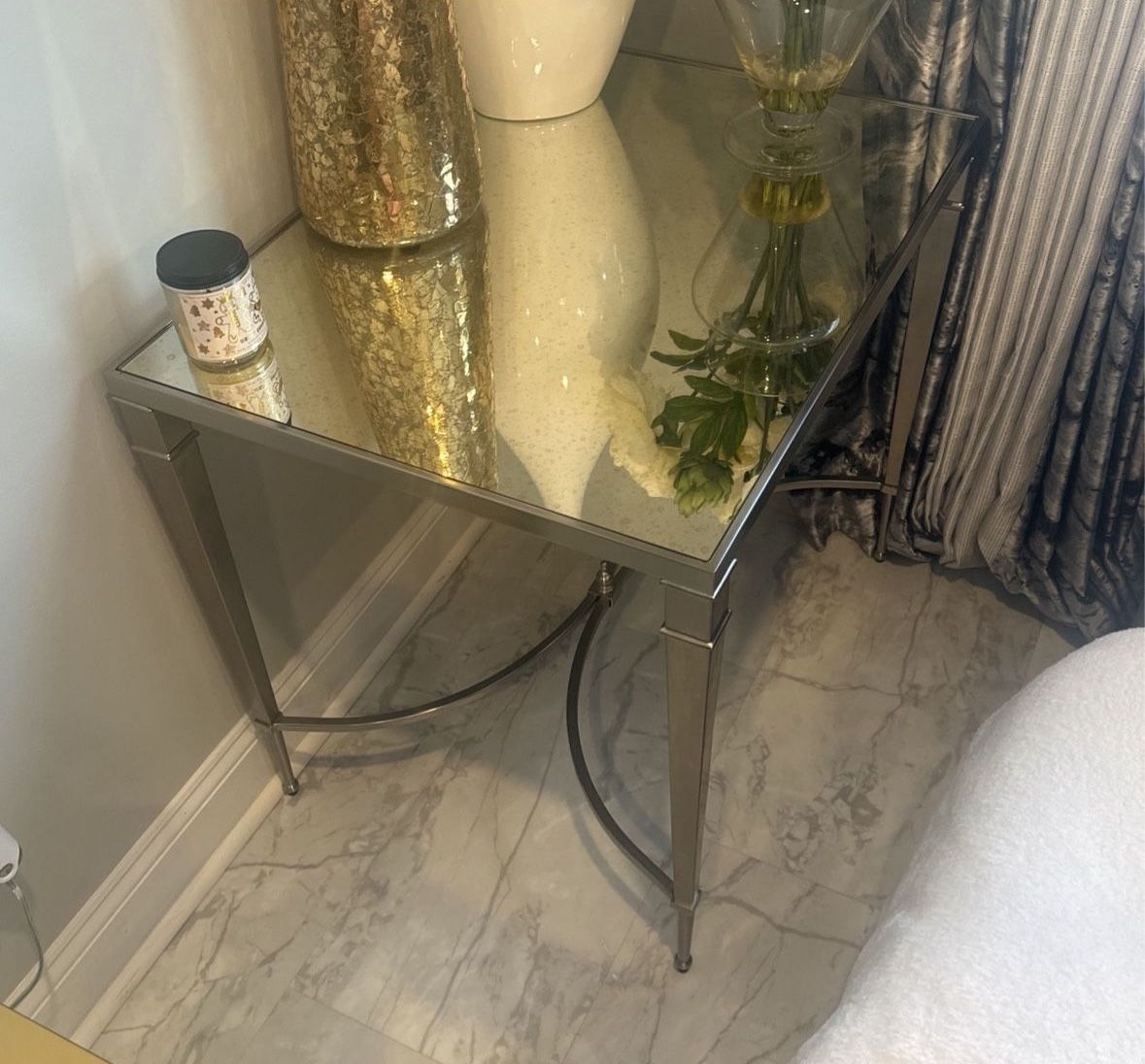 Glass End table