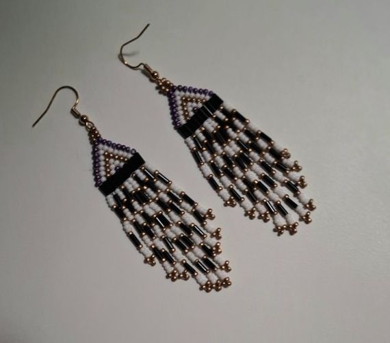 Handmade Seedbead Earrings