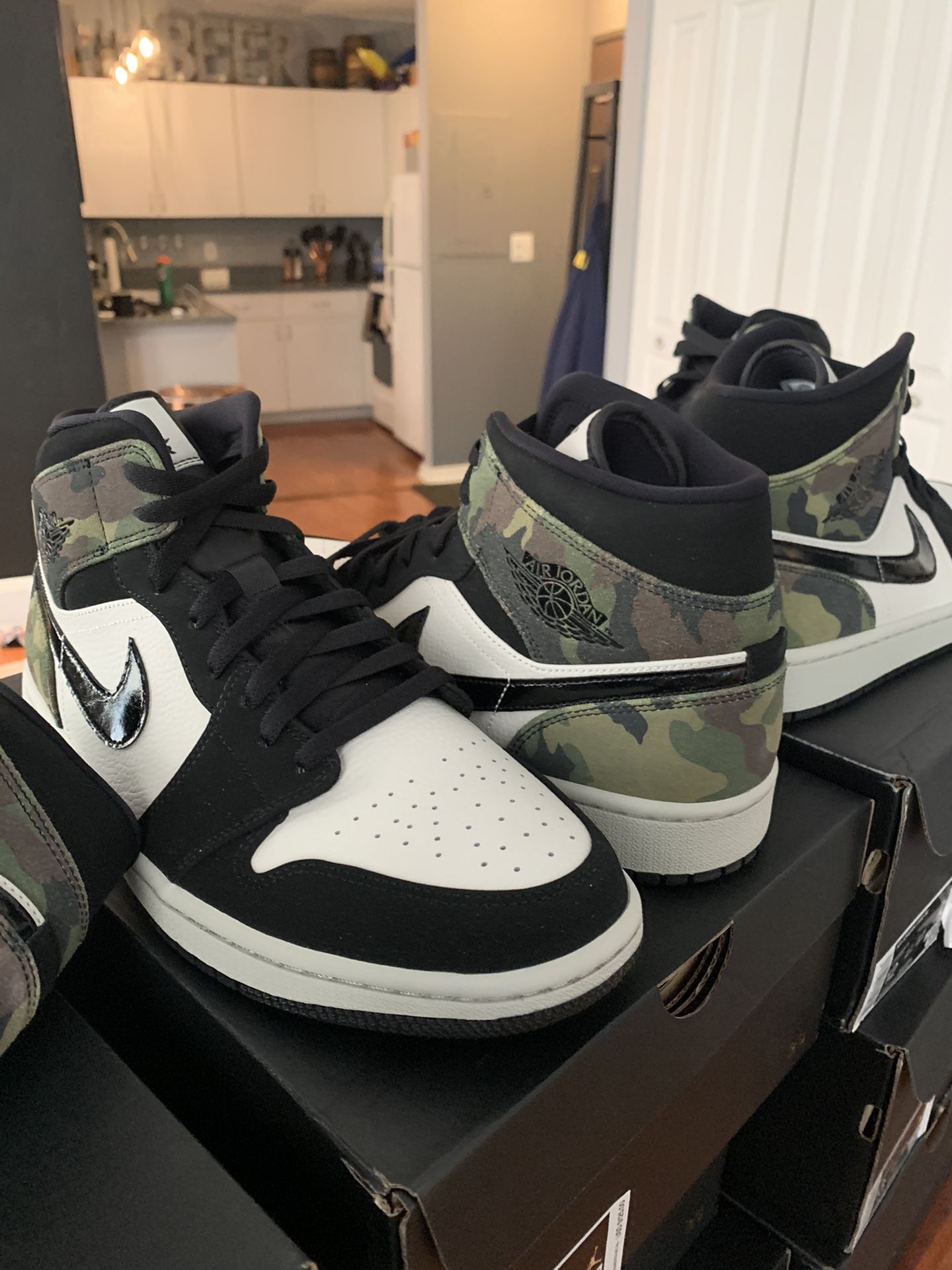 Nike Air Jordan Retro 1 Camo size 11.5 and 12