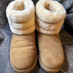 UGG Fluff Mini Quilted Boots