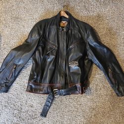 Genuine Harley Davidson Leather Jacket Large