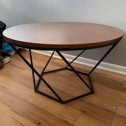 Make offer- Like new Industrial Style Coffee Table