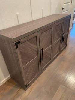Large New Buffet or tv stand ! 4 doors