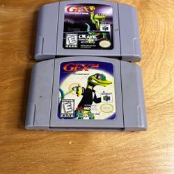 Nintendo 64 / N64 - Gex 64 And Gex3 