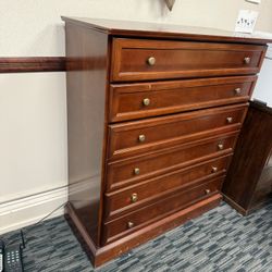 Solid Wood Chest Of Drawers With File Drawers 